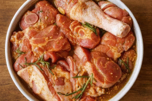 Carne marinată pentru cuptor sau grătar