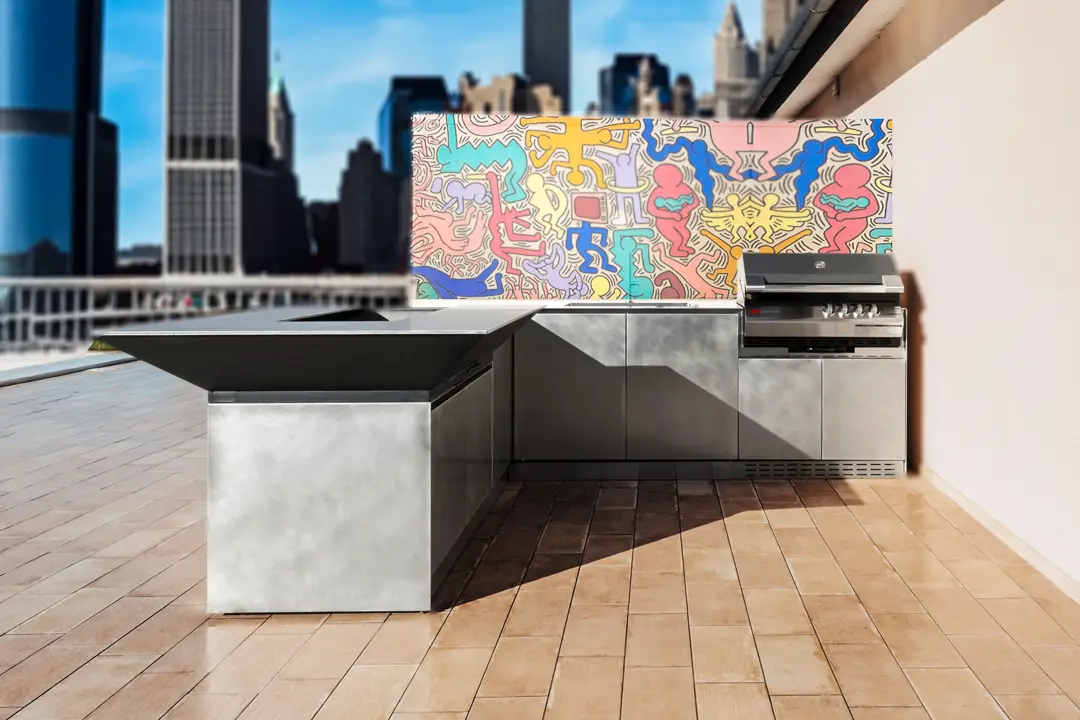 Bucătării în aer liber în formă de L: echilibrul între spațiu și funcționalitate